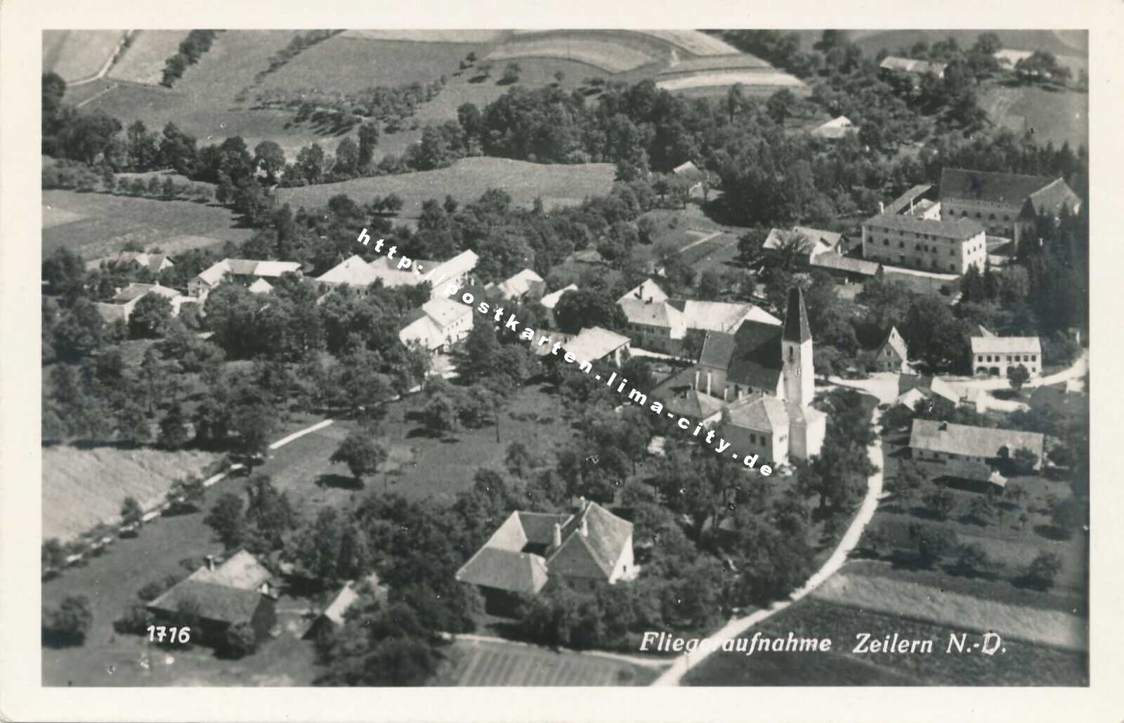 Zeillern Fliegeraufnahme 1940